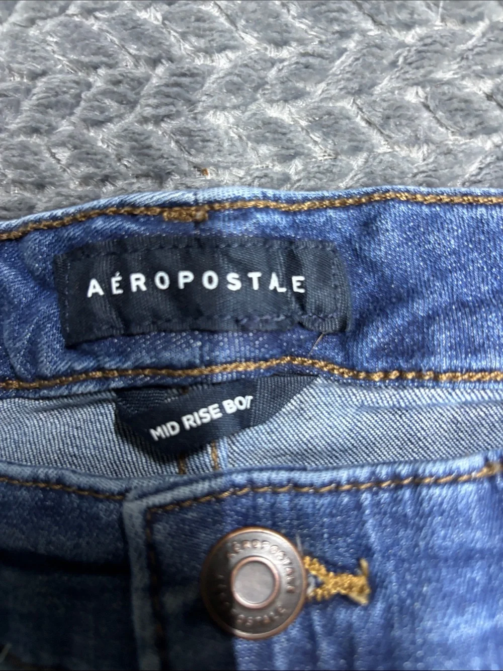 Aeropostale Medium Blue Bootcut Stretch Jeans - Picture 2 of 8